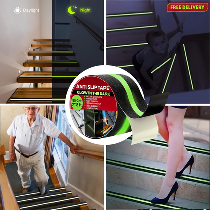 ANTI SLIP TAPE FOR STAIRS OUTDOOR/INDOOR WATERPROOF 2 INCH X 35 FEET